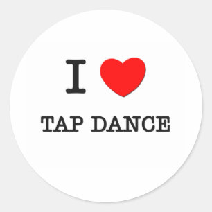 Adesivo Eu amo a dança de torneira