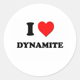Adesivo Eu amo a dinamite