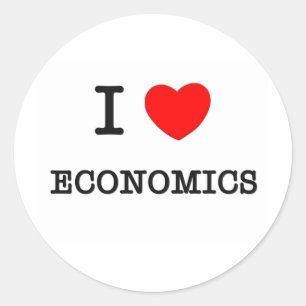Adesivo Eu amo a ECONOMIA