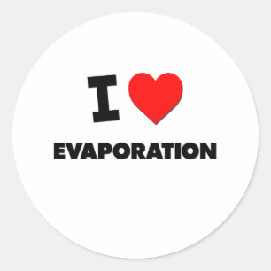 Adesivo Eu amo a evaporação