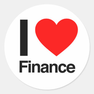 Adesivo eu amo a finança
