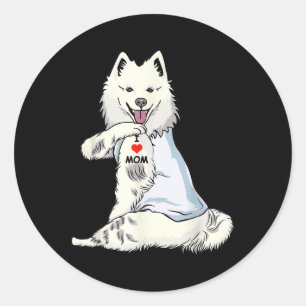 Adesivo Eu Amo A Mãe Tatto O Eskimo Americano Mãe Cão Cach