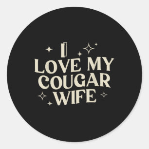 Adesivo Eu Amo A Minha Mulher De Cougar Eu Corto A Minha M