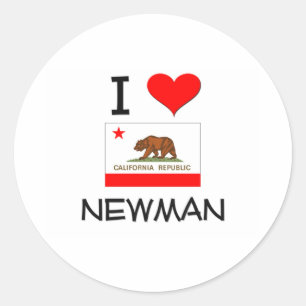 Adesivo Eu amo a NEWMAN California