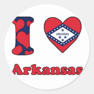 Adesivo Eu amo Arkansas