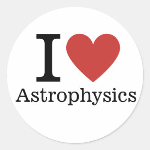 Adesivo Eu ❤️ Amo Astrofísica STICKER