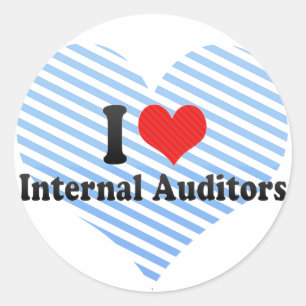 Adesivo Eu amo auditores internos