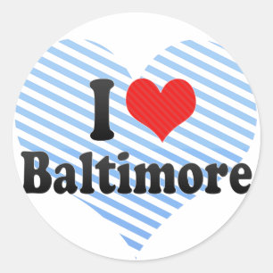 Adesivo Eu amo Baltimore