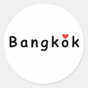 Adesivo Eu amo Bangkok