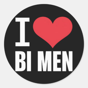 Adesivo Eu Amo Bi Eu Homens Bissexuais Orgulho Bi Orgulho 