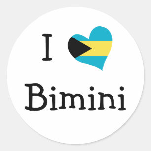 Adesivo Eu Amo Bimini