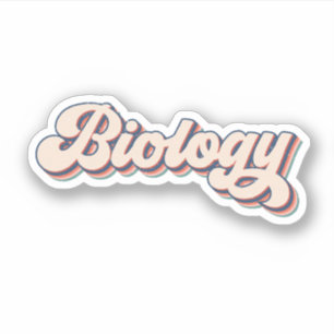 Adesivo Eu Amo Biologia, Citações de Biologia
