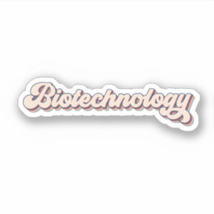 Adesivo Eu Amo Biotecnologia, Biotecnologia Divertida
