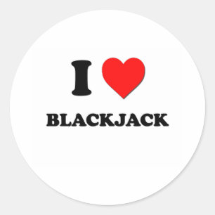 Adesivo Eu Amo Blackjack