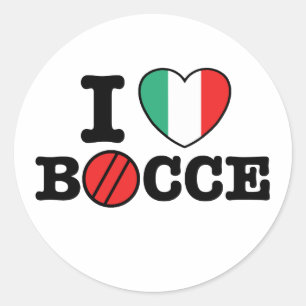 Adesivo Eu Amo Bocce