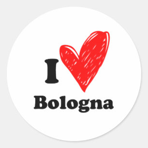 Adesivo Eu amo Bolonha