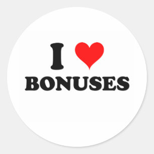 Adesivo Eu amo bônus