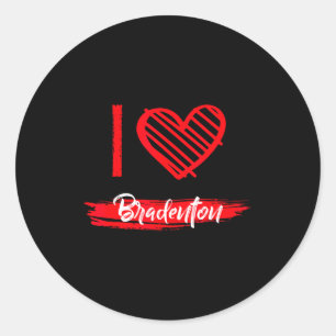 Adesivo Eu Amo Bradenton Eu Adoro Bradenton