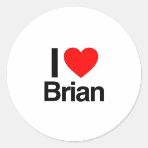 Adesivo eu amo brian