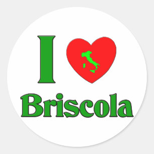 Adesivo Eu amo Briscola