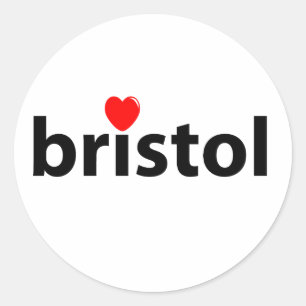 Adesivo Eu amo Bristol