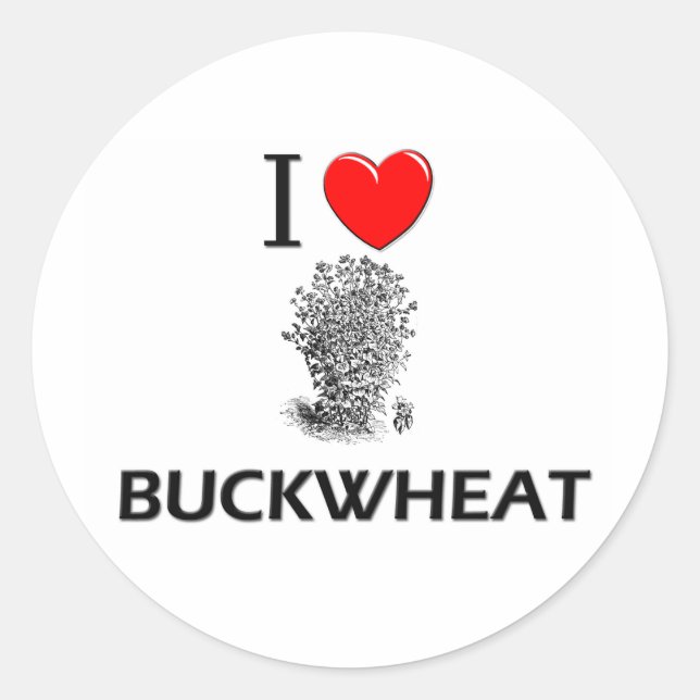 Adesivo Eu Amo Bucktrigo (Frente)