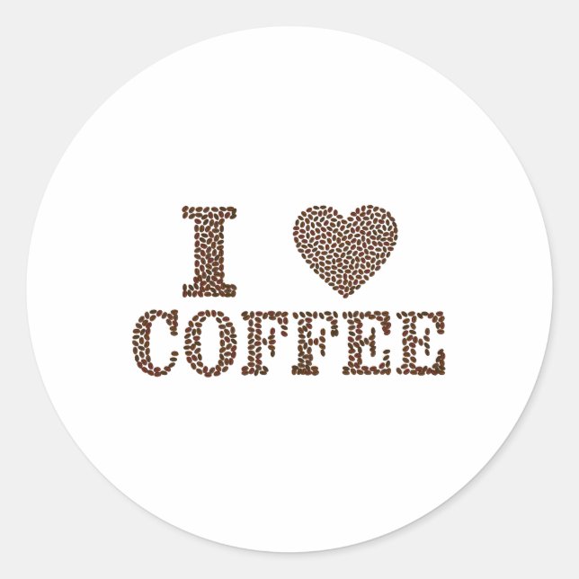 ADESIVO EU AMO CAFÉ (Frente)