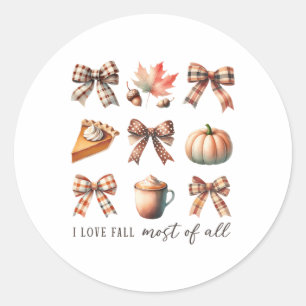 Adesivo Eu Amo Cair A Maioria De Todas As Fall Season Ação