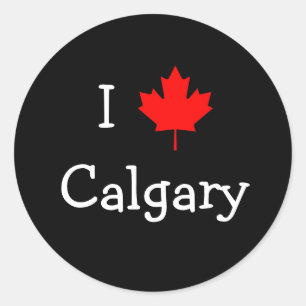 Adesivo Eu amo Calgary