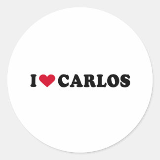 ADESIVO EU AMO CARLOS