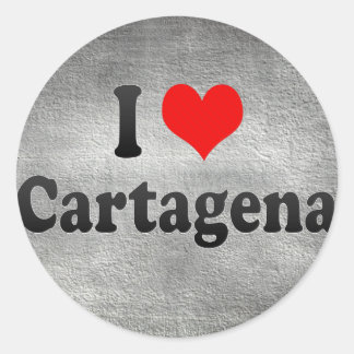 Adesivo Eu Amo Cartagena, Colômbia