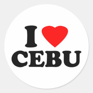 Adesivo Eu amo Cebu