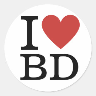 Adesivo Eu ❤️ Amo CLIENTE para o desenvolvimento de negóci
