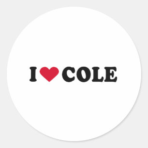 ADESIVO EU AMO COLE