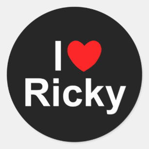 Adesivo Eu amo (coração) Ricky