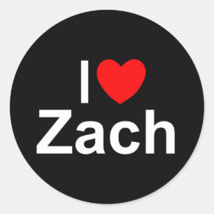 Adesivo Eu amo (coração) Zach