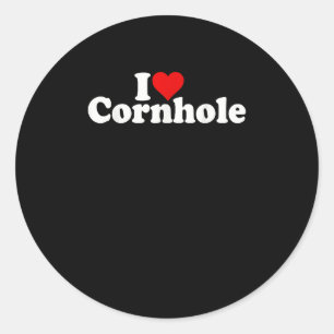 ADESIVO EU AMO CORNHOLE DO CORAÇÃO