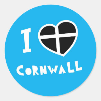 Adesivo Eu amo Cornwall