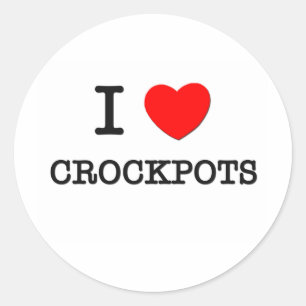 Adesivo Eu amo Crockpots