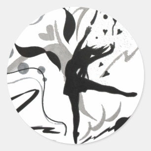 Adesivo Eu amo dançar