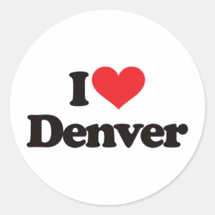 Adesivo Eu Amo Denver