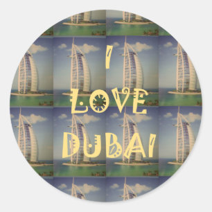 Adesivo Eu Amo Dubai
