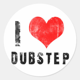 Adesivo Eu Amo Dubstep