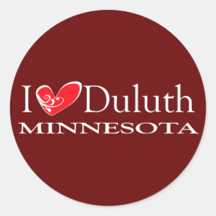 Adesivo Eu Amo Duluth Minnesota