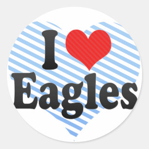 Adesivo Eu amo Eagles