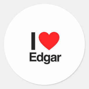 Adesivo eu amo edgar
