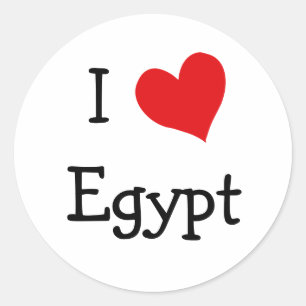 Adesivo Eu amo Egipto