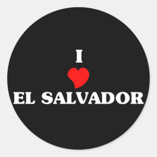 Adesivo Eu amo El Salvador