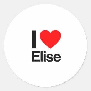 Adesivo eu amo elise