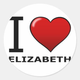 ADESIVO EU AMO ELIZABETH, NJ - NOVA JERSEY